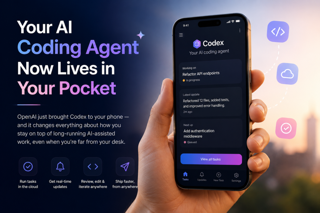 OpenAI :Your AI Coding Agent Now Lives in Your Pocket