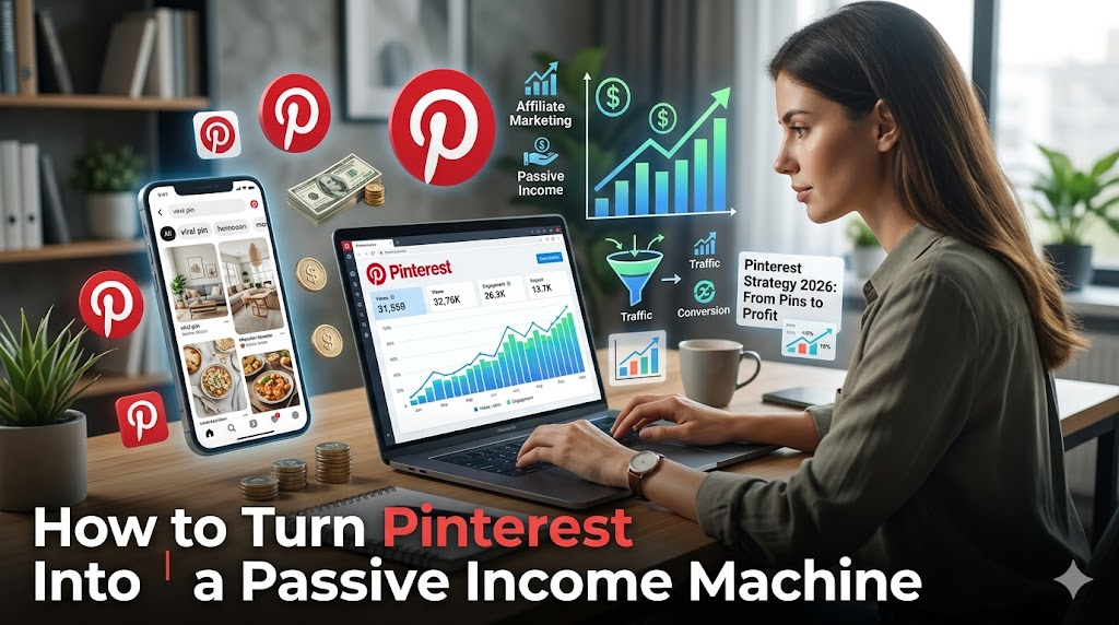 How to Make Money on Pinterest in 2026: Beginner’s Guide to Passive Income