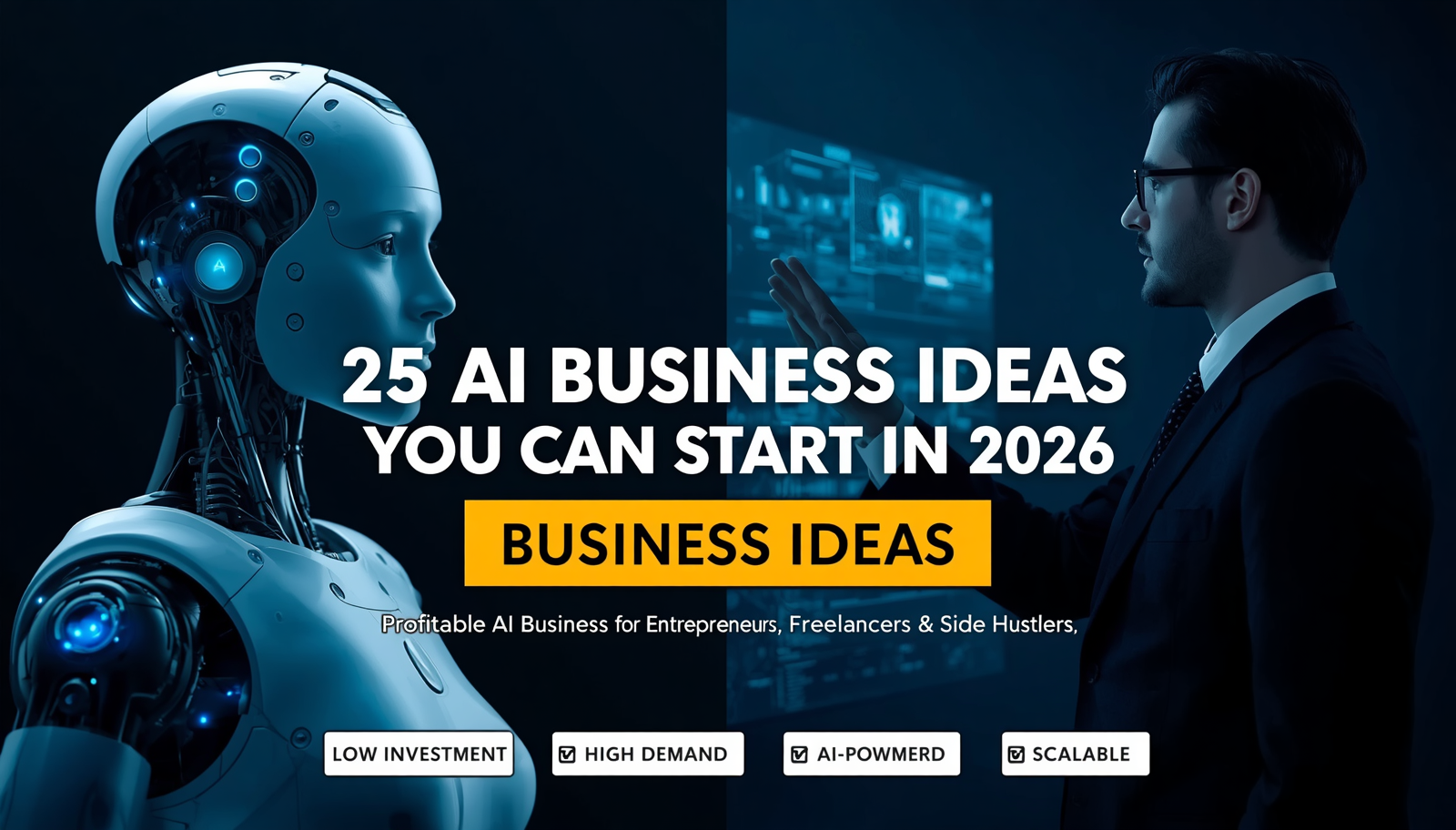 25 AI Business Ideas You Can Start in 2026