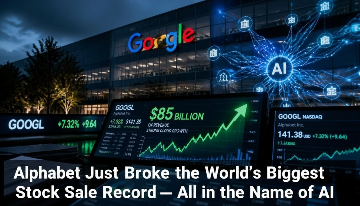Alphabet’s $85 Billion AI Stock Sale Just Broke Every Record