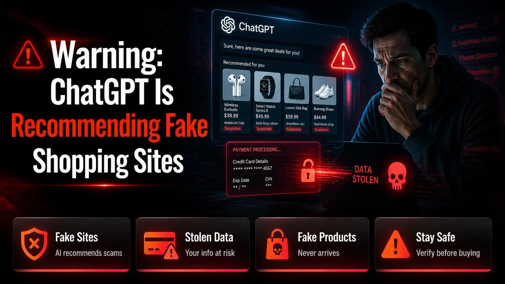 Warning: ChatGPT Is Recommending Fake Shopping Sites — And Scammers Are Behind It