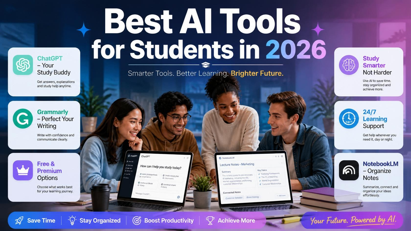 Best AI Tools for Students in 2026: Study Smarter, Not Harder