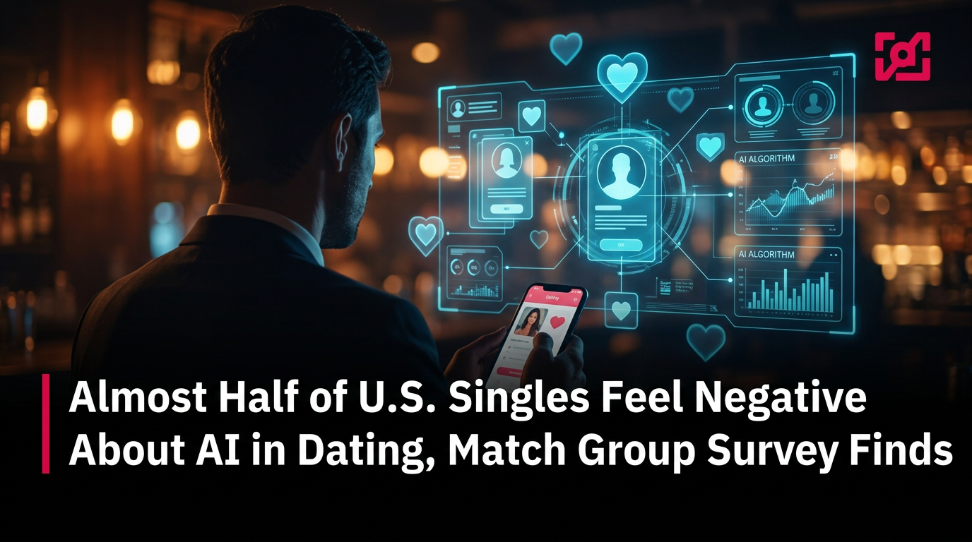 Almost Half of U.S. Singles Feel Negative About AI in Dating, Match Group Survey Finds